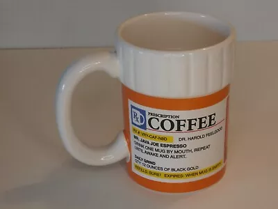 Big Mouth Toys Novelty Coffee Mug Prescription Bottle Ceramic • $8