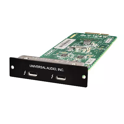 Universal Audio Thunderbolt 3 Option Card For Apollo Rack-Mount Interfaces • $199