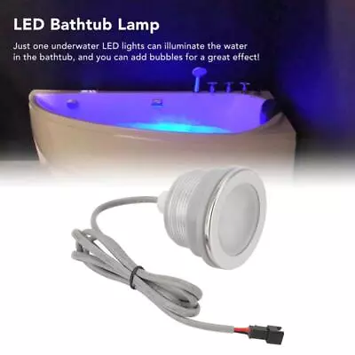 Colorful Stainless Steel Underwater LED Bath Light Submersible For Bathtubs • £12.76