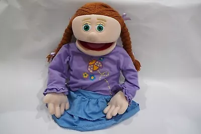 Silly Puppets Amy Plush Doll Brown Yarn Hair Ventriloquist Doll *NO LEGS*     B9 • $32.99