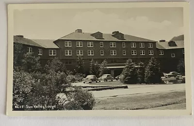 Vintage RPPC Postcard C1950 ~ Sun Valley Lodge ~ Sun Valley Idaho ID • $19.95