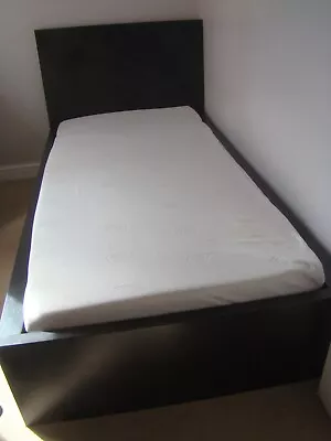 Ikea Malm Single Bed Frame And Foam Mattress • £40