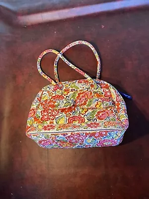 Vera Bradley Get Carried Away Tote Pink Floral Clementine Pattern Quilted Cotton • $39