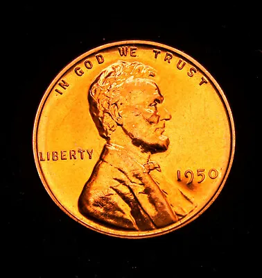 1950 Proof Lincoln Wheat Cent  BU+++++ • $190