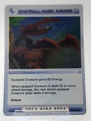 Chaotic TCG : Kha'rall Husk Armor Beyond The Doors Rare Battlegear • $4.78