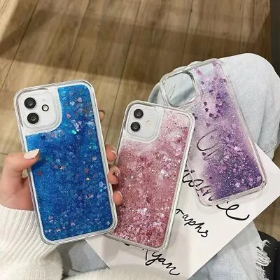 $8.79 • Buy Luquid Glitter Case For IPhone 14 13 12 11 Pro Max X XR 8 7 6 Girly Luxury Cover