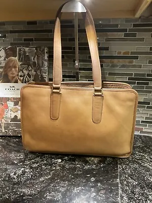 Coach Vintage Marketing Tote Glovetanned Cowhide Leather 9665 NYC Putty • $449.99