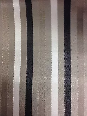 Kensington Small Stripe Fabric Curtain /  Cushion / Upholstery 140 Cm Width • £11.99