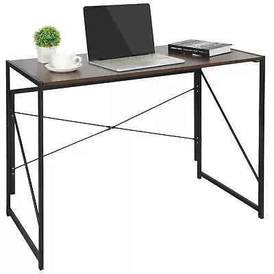 Foldable Home Office Computer Desk Writing Modern Simple Study Industrial Modern • $41.58