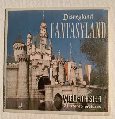 View-Master FANTASYLAND DISNEYLAND A178 RARE Sawyers 1962 - 3 Reel Set (V3) • $15.65