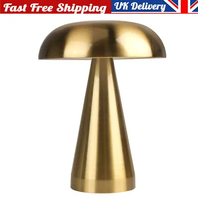 £16.95 • Buy Cordless Rechargeable Led Table Lamp Portable Mushroom Bar Desk Night Lights