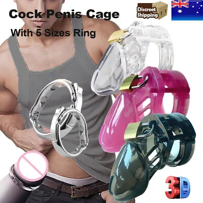 BDSM Cock Penis Cage Kit Chastity Fetish Restraint Bondage Device Male Sex Toys • $15.95