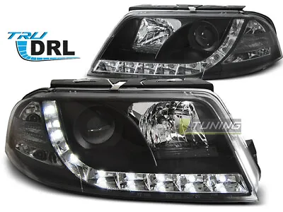 LED Headlights With Daytime Running Light For VW PASSAT 3BG 2000-2005 Black DE LPVWD9- • $457.13
