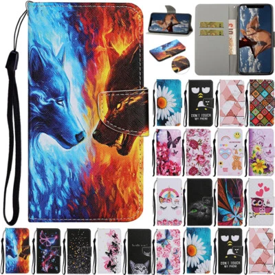 $14.88 • Buy For OPPO A16 AX5 AX7 A5 2020 Patterned Magnetic Leather Wallet Stand Case Cover
