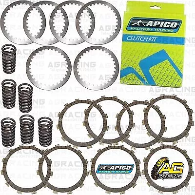 Apico Clutch Kit Steel Friction Plates & Springs For Suzuki RM 250 2002 MotoX • $83.26