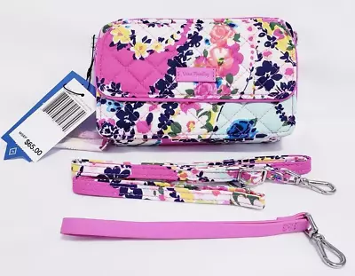 Vera Bradley All In One Crossbody Wristlet RFID Wildflower Paisley EXACT ONE NWT • $39.99