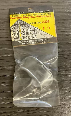 VARNEY Slot Lok Racing Corvette Sting Ray Windshield A309 - Vintage NOS • $29.95