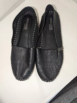 Adam Tucker By Me Too SOLO Slip On Black Leather Shoes Size 11 • $18