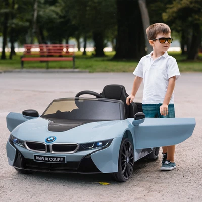 £144.99 • Buy Licensed BMW I8 Coupe Kids Electric Ride-On Car 6V W/ Remote Lights Horn Music