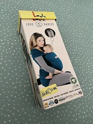 Love Radius Baby Wrap Basic Pearl Grey Organic • £29