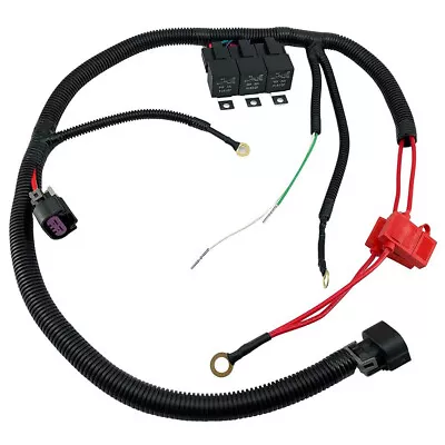 7.87in Car Power Dual Electric Cooling Fan Wiring Harness Kit For GM ECU Control • $43.10