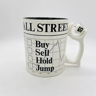 Wall Street Stock Market 12oz Dept 56 Spinner Coffee Mug Cup Financial Trader  • $19.90