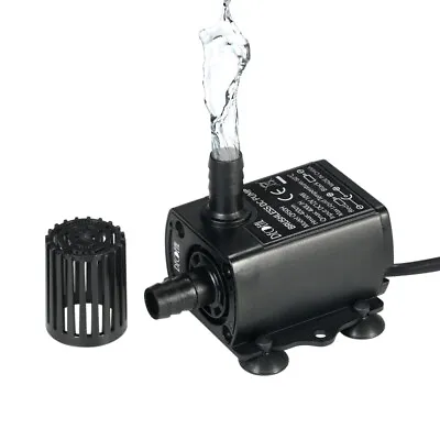 Decdeal DC12V 10W Brushless Submersible Water Pump Circulation System Black L6D2 • $12.98