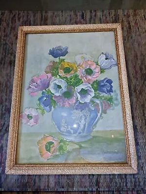 £33 • Buy Winifred Walker Print With Plaster On Wood Frame  Vintage 1940.s Charity Donate