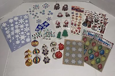 Mrs. Grossman’s Paper House PC Christmas Holiday Snowflake Lights Santa STICKERS • $15.99