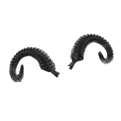 Gothic Evil  Horns Hairpins Sheep Horn Ears Halloween Party Birthday Gift • $19.56