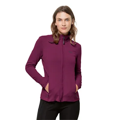 Jack Wolfskin Womens Peak Grid Fleece (Wild Berry) • £40