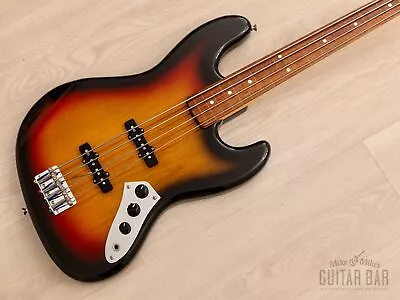 2000 Fender Jazz Bass Fretless ‘62 Vintage Reissue JB62-77FL Sunburst Japan CIJ • $1349.99