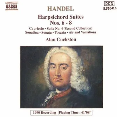 George Frideric Handel : Handel: Harpsichord Suites Nos. 6-8 CD (1993) • £2.98