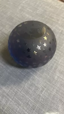 Paperweight Glass Moon And Stars Signed Toby 86 • $22