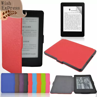 Smart Ultra Slim Magnetic Case Cover For Kindle Paperwhite+Screen Film BK • $20.36