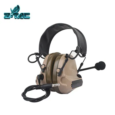 Z-TAC Tactical ZComtac II Headset Basic Version Headphone No Anti Noise Function • $37.99