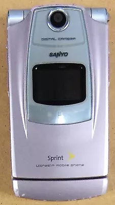 Sanyo Katana SCP-6600 - Pink ( Sprint ) Cellular Flip Phone - Very Rare Color • $42.49