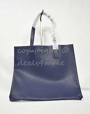 MARC By Marc Jacobs M0008126 Wingman Leather Tote/Shoulder Bag Midnight Blue • $249