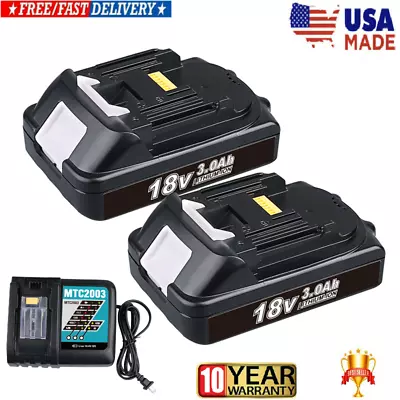 Replacement For Makita 18V 3.0Ah Lithium Ion Battery Or Charger BL1815 BL1830B • $16.89