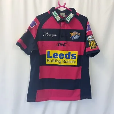 £19 • Buy Leeds Rhinos Rugby Shirt Men's UK Size L Signed WK25