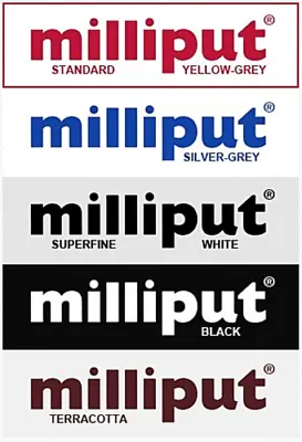 Milliput Standard Terracotta Silver Black White Diy Model Sculpting Epoxy Putty • £6.69