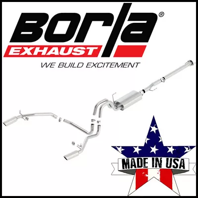 Borla S-Type Cat-Back Exhaust System Fits 2011-2014 Ford F-150 3.5L V6 EcoBoost • $1355.99