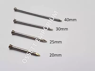 STAINLESS STEEL PANEL PINS 20mm 25mm 30mm 40mm CHOOSE QTY FREE P&P • £3.49