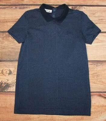 £18 • Buy Lacoste Ladies Polo Shirt Top Collar Navy Blue Size 34 UK S / Small Stretchy