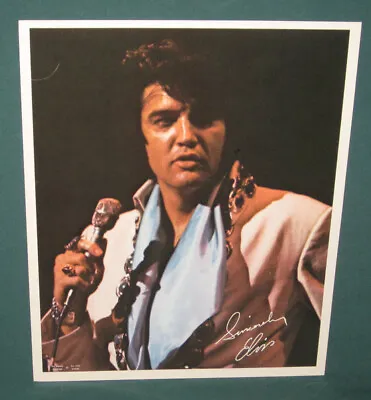 $69.95 • Buy  Elvis Presley Burning Love Publicity Bonus Photo Blank Back Original 