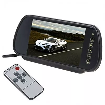 7 Inch 16:9 TFT LCD Widescreen Car Monitor Car Rear View Mirror With Touch  • $69