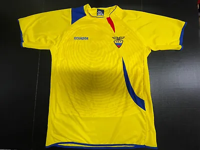 Ecuador National Team Home Football / Soccer 2009 - 2010 Jersey Large Yellow. • $20