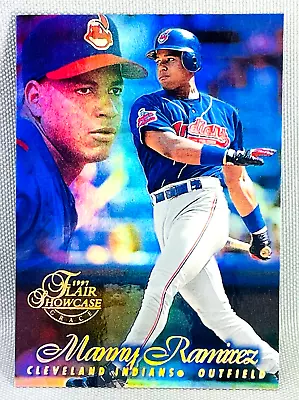 MANNY RAMIREZ - 1997 Flair Showcase Baseball - ROW 1 SEAT 33 SEC 1 - INDIANS • $1.99