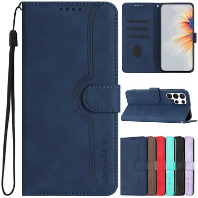 For Samsung S24/S23/S22/S21/S20/S10/S9/S8 Note20 Flip Leather Case Wallet Cover • $12.99