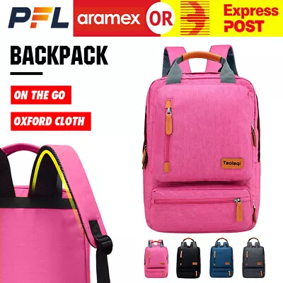 Mens Women Large Capacity Oxford Backpack Laptop Notebook School Travel Bag • $21.58